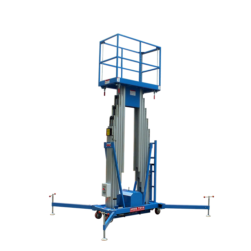 Double Mast Aluminum Alloy Aerial Work Platform